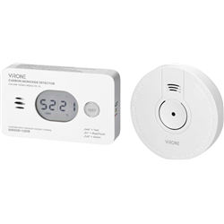 CONJUNTO DETECTOR DE FUMAÇA ORNO + MONÓXIDO DE CARBONO DC-7