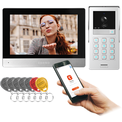 Interphone vidéo 2 fils ORNO OR-VID-MA-1080/B