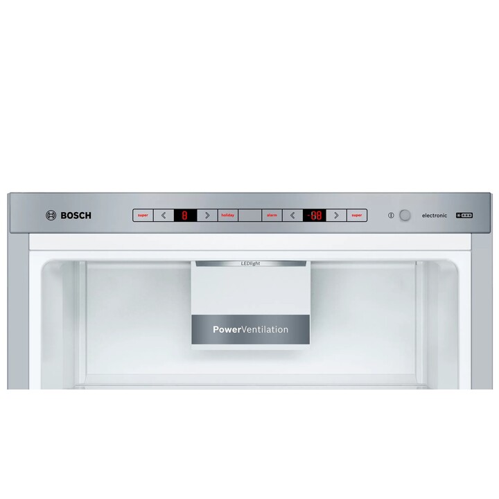 Bosch Serie 6 KGE49AICA nevera y congelador Independiente 419 L C Acero inoxidable