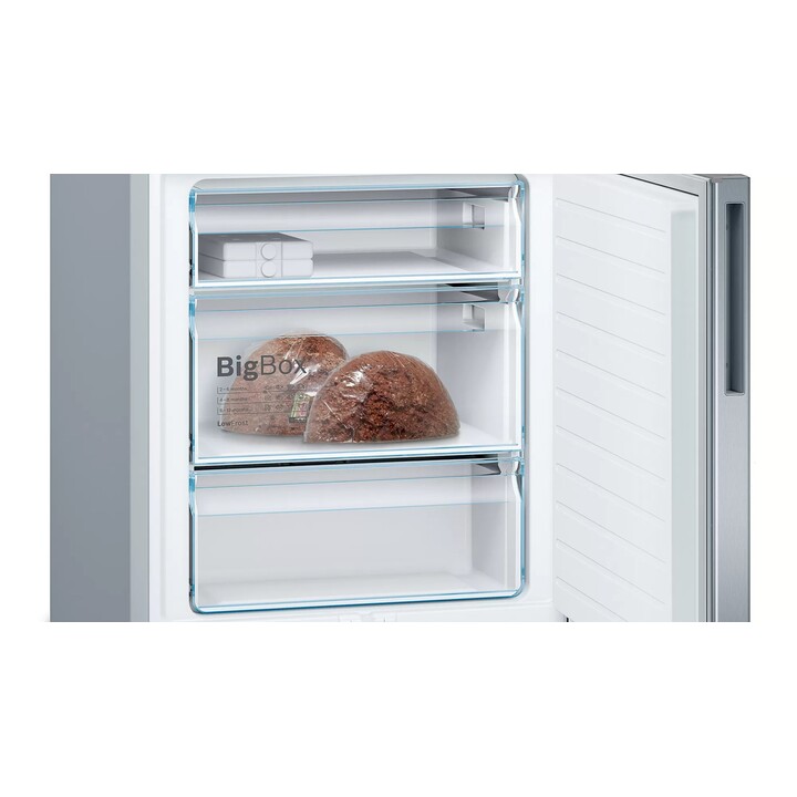 Bosch Serie 6 KGE49AICA nevera y congelador Independiente 419 L C Acero inoxidable