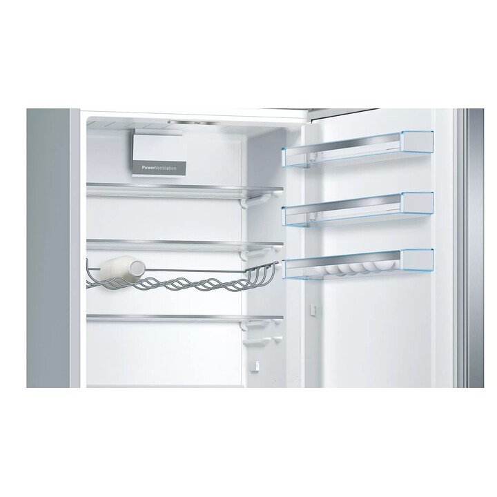 Bosch Serie 6 KGE49AICA nevera y congelador Independiente 419 L C Acero inoxidable