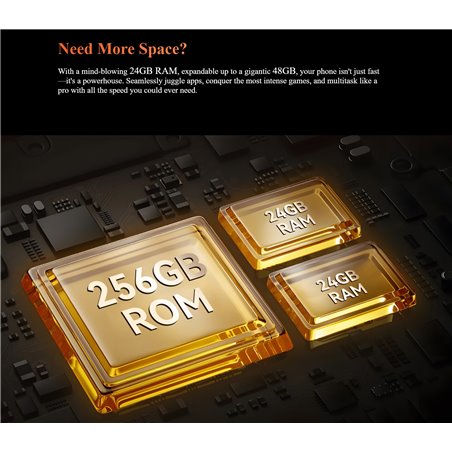 Cubot KingKong X Pro 6.72 Pulgadas 12GB 256GB Resolución 1080 x 2460 píxeles Dual Sim Negro rugged