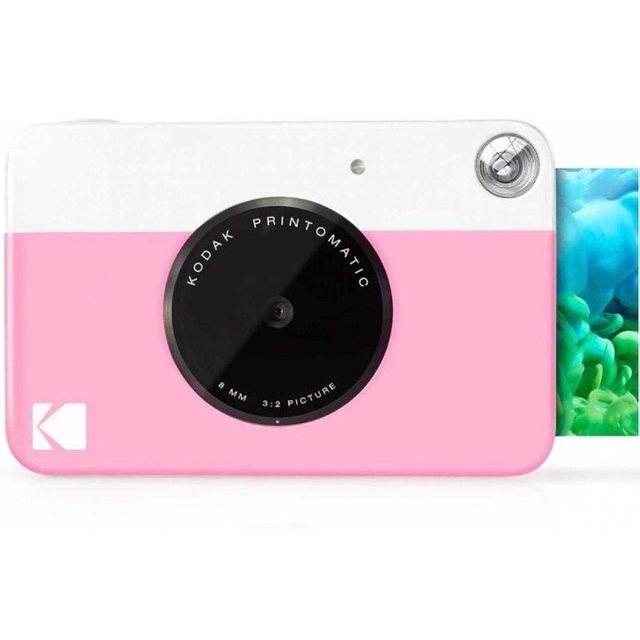 Fotocamera digitale istantanea Kodak Printomatic/ 5 MP/ Formato foto 2 x3 / Rosa