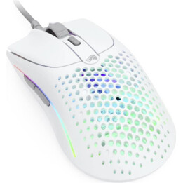 GLORIOUS Model O 2 souris gaming RGB USB blanche