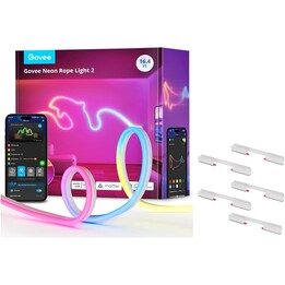 Govee H61D3 Luces Neón 2, Iluminación LED de 3 metros, Matter, HomeKit, Google, Alexa, SmartThings
