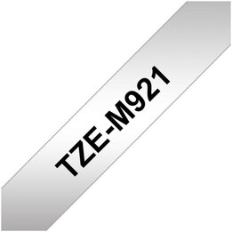 Brother TZE-M921 - cinta para impresora de etiquetas Negro sobre metálico