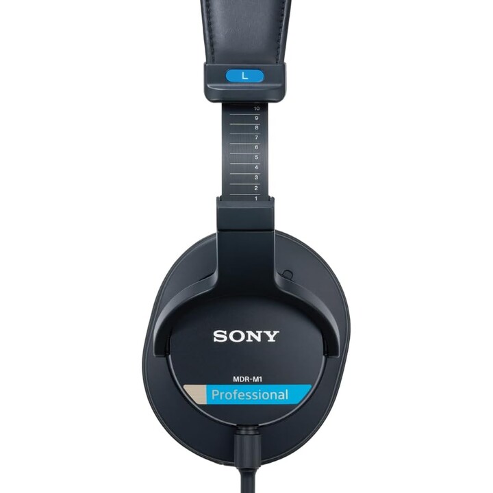 Sony MDR-M1 Studio Cuffie chiuse sul retro, cablate, riproduzione a banda ultra larga (5Hz-80kHz), nere
