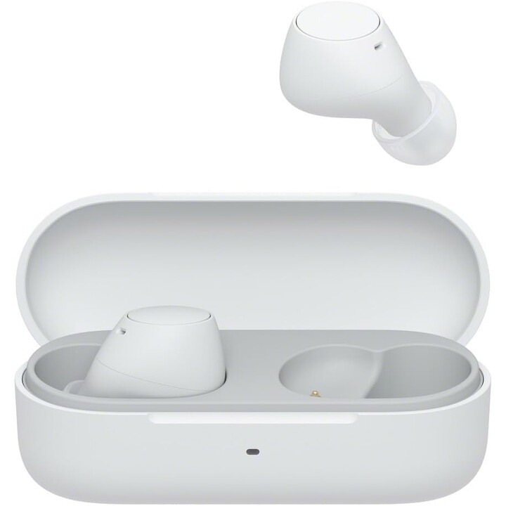 Sony WF-C510 Audífonos verdaderamente inalámbricos, Auriculares intrauditivos Bluetooth con conexión multipunto, Blanco