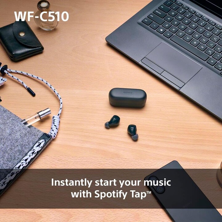 Sony WF-C510 Truly Wireless Earbuds, Bluetooth In Ear Headphones with Multipoint Connection, White