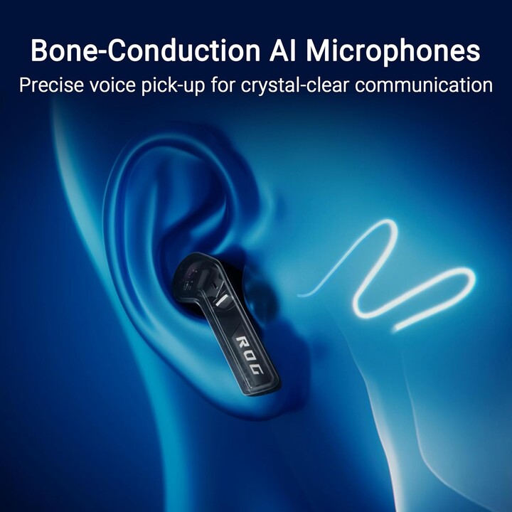 Fones de ouvido Asus Rog Cetra True Wireless Speednova True Wireless Stereo (tws) In-Ear Bluetooth Game Preto