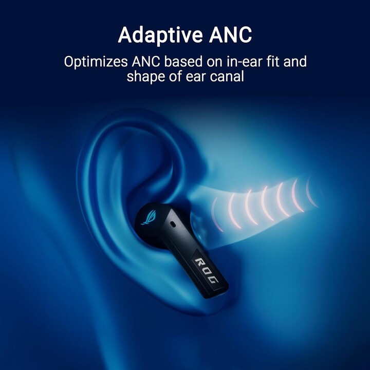 Fones de ouvido Asus Rog Cetra True Wireless Speednova True Wireless Stereo (tws) In-Ear Bluetooth Game Preto
