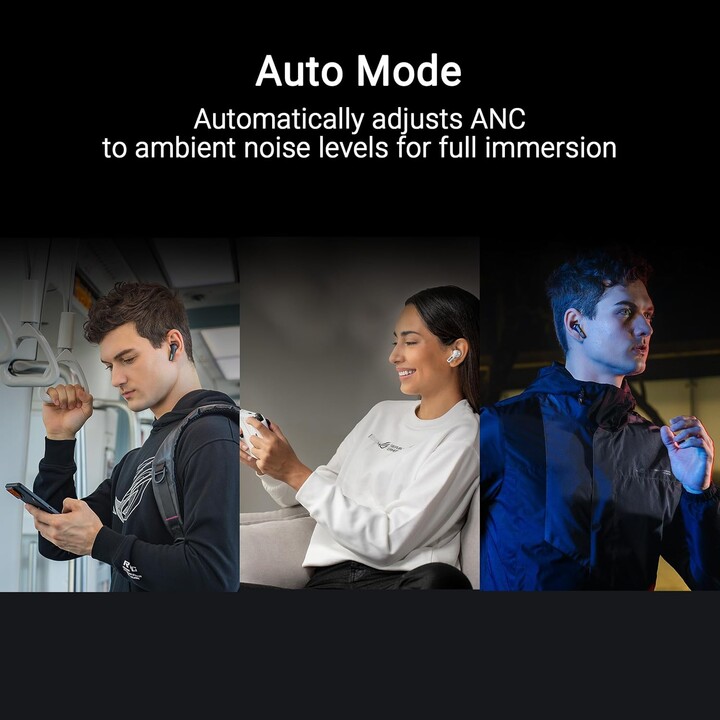 Fones de ouvido Asus Rog Cetra True Wireless Speednova True Wireless Stereo (tws) In-Ear Bluetooth Game Preto