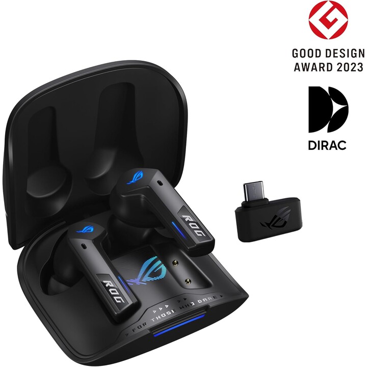 Fones de ouvido Asus Rog Cetra True Wireless Speednova True Wireless Stereo (tws) In-Ear Bluetooth Game Preto