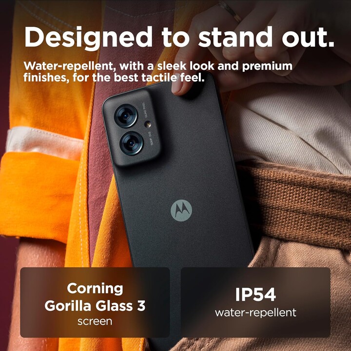 Motorola Moto G55, Smartphone 5G Dual Sim, 8/256 GB, 6.49 Full HD+ 120Hz, IP52, 50MP, 5000mAh, Gris Bosque