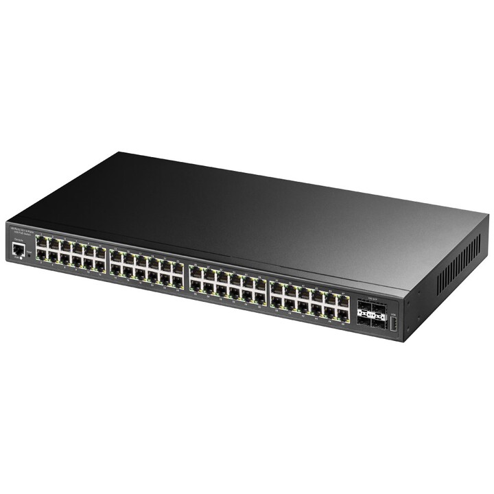 Cudy GS2048PS4 Ethernet L2 Gigabit gerenciada (10/100/1000) Power over Ethernet (PoE) Preto