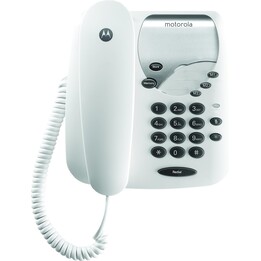 Motorola CT1 Blanco, Teléfono Fijo Con Marcación Directa