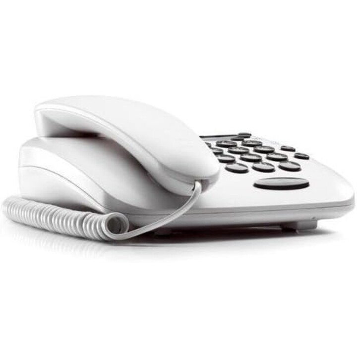 Motorola CT1 bianco, telefono fisso con selezione diretta