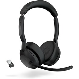 Jabra Evolve2 55 UC, Auriculares estéreo inalámbricos, Tecnología AirComfort, ANC, para plataformas UC