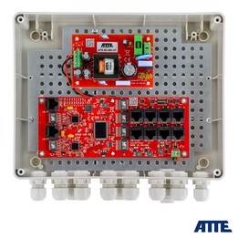 SWITCH DA ESTERNO POE A 8 PORTE PER 8 TELECAMERE IP ATTE IP-8-20-L2