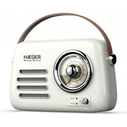 HAEGER RB-CRE.003A radio portatile Bluetooth crema
