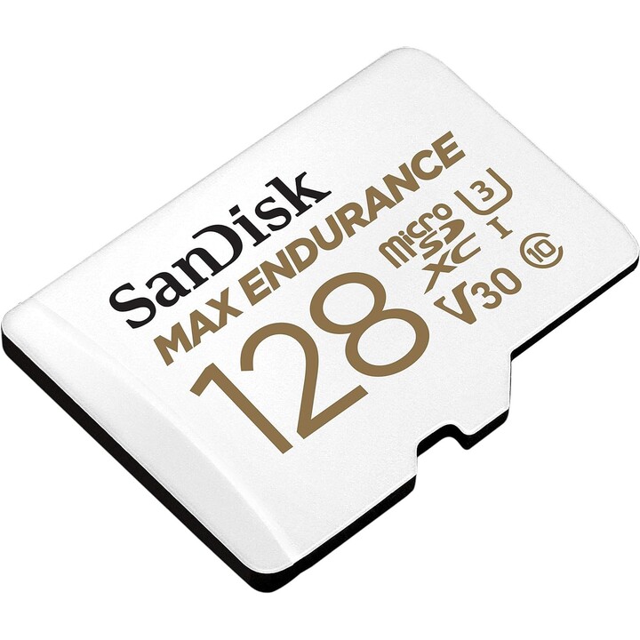 Memoria Micro SD 128GB SanDisk Max Endurance V30 + Adaptador SD