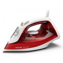 Philips Plancha de vapor DST 2010/40 Suela antiadherente Roja, Blanca