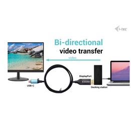 Videoadapter USB-C DisplayPort Bidirektional 8K/30Hz 150cm