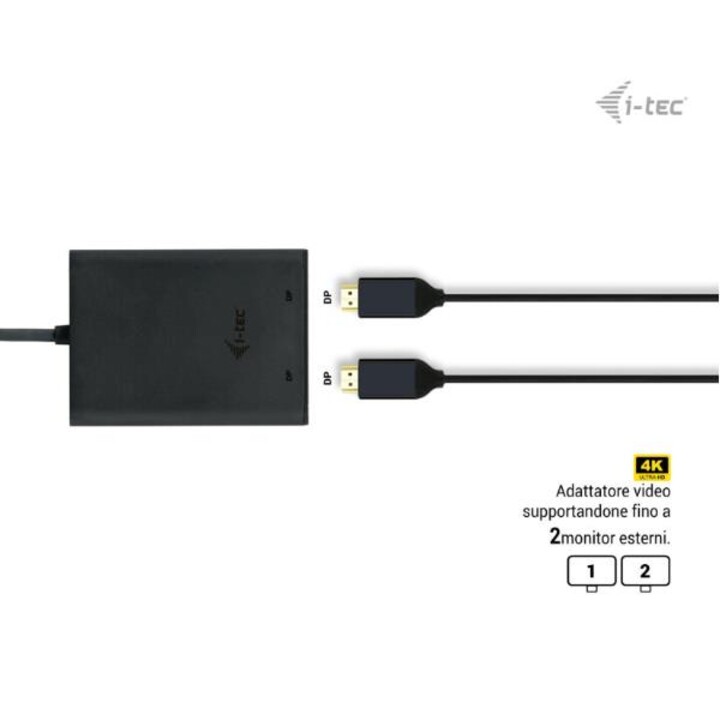 Adaptateur vidéo USB-C double 4K/60 Hz (simple 8K/30 Hz)