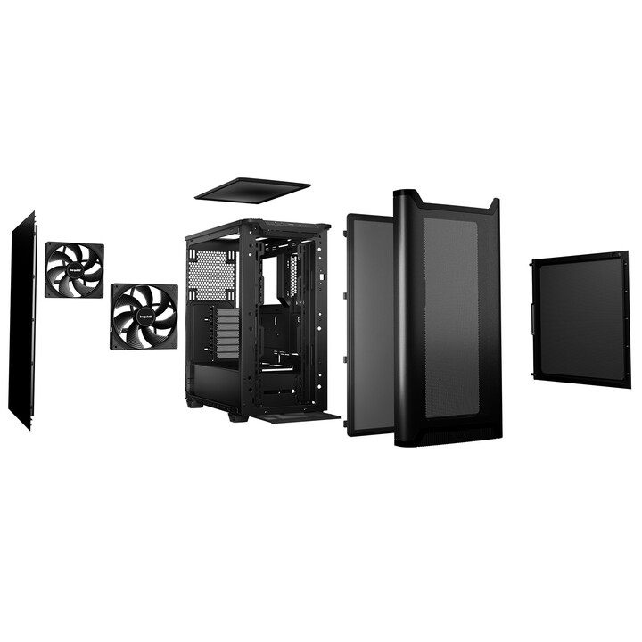 be quiet! Pure Base 501 Airflow Black ATX case black
