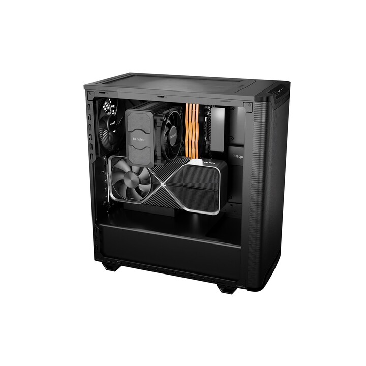 be quiet! Pure Base 501 Airflow Window Black caixa ATX preta