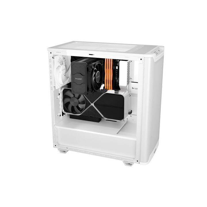 be quiet! Pure Base 501 Airflow Window White Midi-Tower Gehäuse Weiß