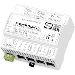 ACO PS45-15-PRO-13 Video power supply DIN 15V, 3A