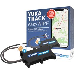 Traceur de voiture GPS IoT YUKAtrack easyWire 4G AIO avec SIM + données plates