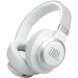 JBL Live 770NC Auriculares On-Ear Verdadeiramente Sem Fios com Smart Ambient, 65 Horas de Reprodução, Branco