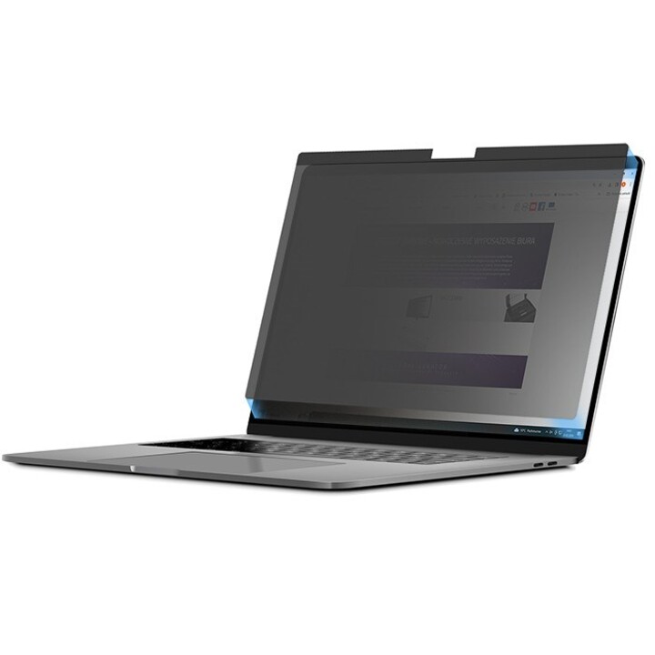 Qoltec GDPR Blickschutzfilter für MacBook Air 13,6" | Magnetisch | Augenschutz