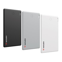 Verbatim My Finder Card MYFCR-03BSW Bluetooth NFC Dreierpack Schwarz/Silber/Weiß