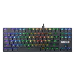 Defender CLEIKOS GK-135 Bluetooth mecânico + teclado sem fio de 2,4 GHz + cabo Outemu Gaming RGB
