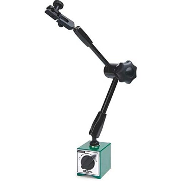 Insize 6208-80A magnetic stand with articulated column for measurements, Silver