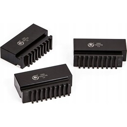 Mors souples Bison-Bial pour mandrin Fi 250 3204 de haute précision, noir