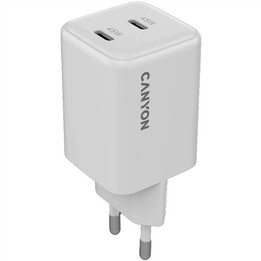 CANYON CHARGER CU45CC GAN 45W 2XPD USB-C EU WHITE