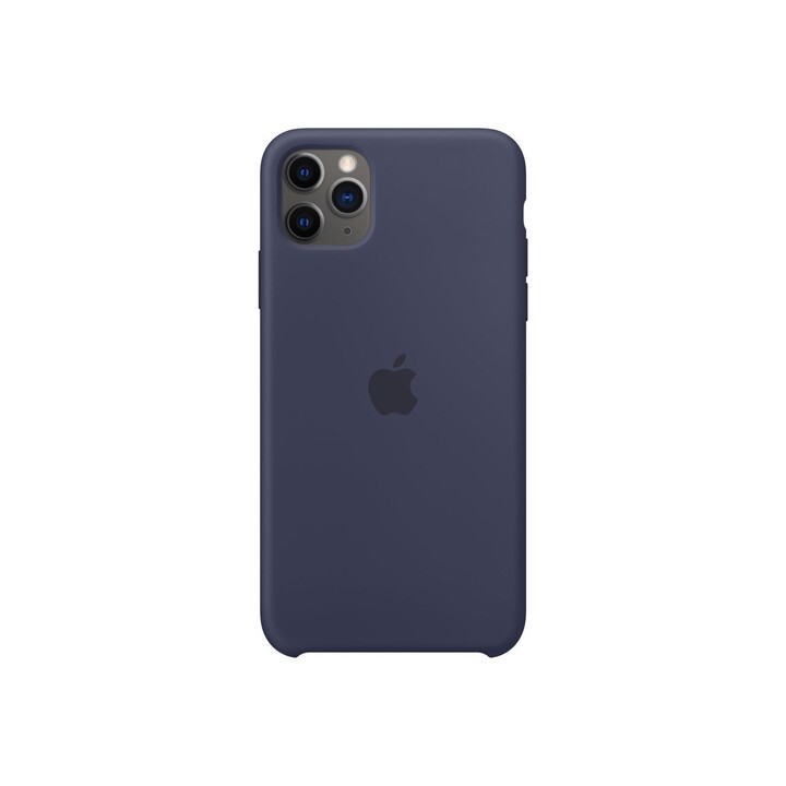 Coque en silicone iPhone 11 Pro Max minuit