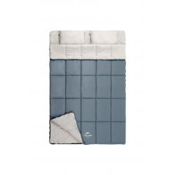 double sleeping bag with pillow nh21msd05-shadow blue NATUREHIKE