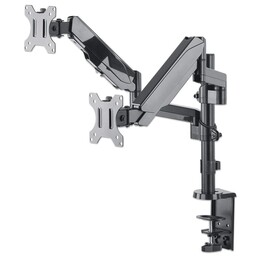 Manhattan Universal Dual Monitor Mount with Gas Spring