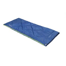 Saco de dormir retangular High Peak Ceduna em poliéster azul