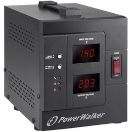 PowerWalker AVR 2000 SIV FR régulateur de tension 2 sortie(s) CA 110 - 280 V Noir