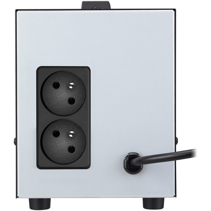 Regulador de tensão PowerWalker AVR 2000 SIV FR 2 saídas AC 110 - 280 V Preto