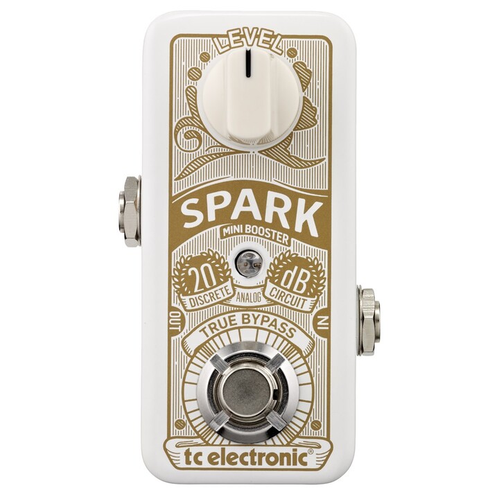 Mini pedale effetti Spark TC Electronic bianco