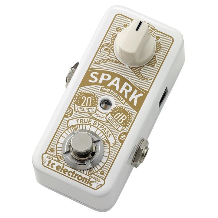 TC Electronic Spark Mini Effects Pedal White