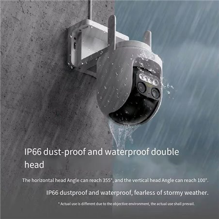 Xiaomi Outdoor Camera CW700S Dual Lens 4MPx 2.5KP/T Night Vision Two-Way Audio White