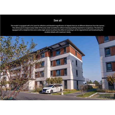 Xiaomi Outdoor Camera CW700S Dual Lens 4MPx 2.5KP/T Night Vision Two-Way Audio White